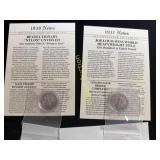 1937 and 1938 walking liberty half dollars  TE