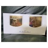 Set of Three Star Trek Gold Collector Cards  TH