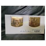 4 Harry Potter Gold-Plated Character Cards   TH