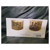 4 Harry Potter Gold-Plated Collector Cards   TH