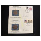 1974 and 1977 Eisenhower dollar coin collection TE