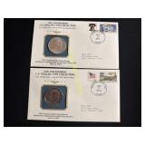1972 and 1973 Eisenhower dollar coin collection TE