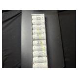 10 rolls of uncirculated nickels   TC