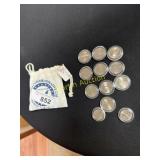 Uncirculated quarters and nickels  TK