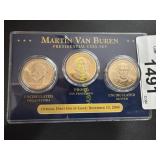 Martin Van Buren coin set   TC