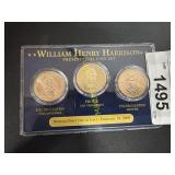 William Henry Harrison coin set   TC