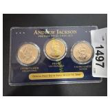 Andrew Jackson coin set   TC