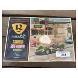 Slot cars, opened box