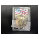 1993 Silver Eagle uncirculated recovered from