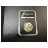 1961 uncirculated Franklin half dollar  TI