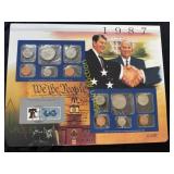 1987 uncirculated mint set  TD