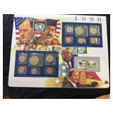 1990 uncirculated mint set  TD