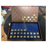 Dollar coin display box with 23 rolls of   TC