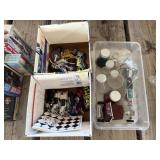 Assorted models and motorcycle parts