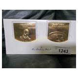 Set of Three Star Trek Gold Collector Cards  TH