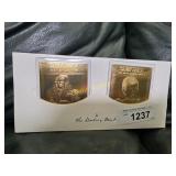 3 Star Trek Gold-Plated Collector Cards  TH