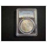 1897 Morgan silver dollar TF