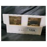 Set of 4 Star Trek Gold-Plated Collector Cards  TH