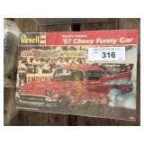 57 Chevy funny car unopened box