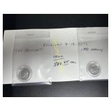 1962 Roosevelt dime and a 1943 Mercury dime   TM