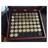24 Carat Gold Plated, 50 State Quarter    TB
