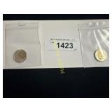 New Hampshire and Virginia gold plated     TB