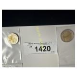 Connecticut and Massachusetts gold plated   TB