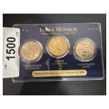 James Monroe coin set   TC