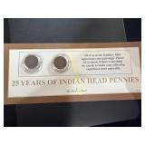 25 years of Indian head pennies   TC