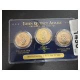 John Quincy Adams coin set   TC