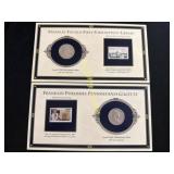 1949 and 1950 Franklin silver half dollar  TE