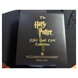 Harry Potter 22 carat gold card album book