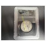 1907 barber silver half dollar  TN