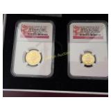 2012 Australia Year of the Dragon Gold Coins in