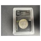 1934 walking liberty silver half dollar  TN