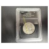 1957 Franklin silver half dollar  TN