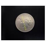 1923 Peace silver dollar  TJ