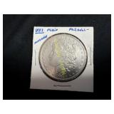 1883 Morgan silver dollar  TJ