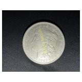 1921 Morgan silver dollar  TJ