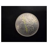 1921 Morgan silver dollar  TJ