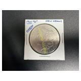 1901 Morgan silver dollar  TJ