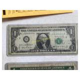 1963 Series B US One Dollar Bill in Protective Sle