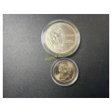 James Madison and Franklin Pierce dollar coins TF