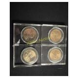 Four Sacagawea dollar coins   TB