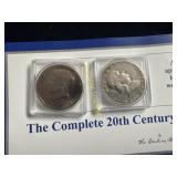 1971 Kennedy half dollar 1951 Franklin half TB