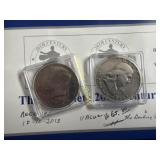 1974 Kennedy half dollar & 1952 Franklin half   TB