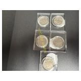Five buffalo nickels   TM