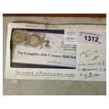 20th Century Half Dollar Coin Collection by Danbur