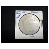 1879 Morgan Silver Dollar  TJ