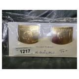 Star Trek Enterprise Gold-Tone Collector Cards  TH